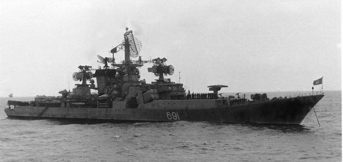 Большой противолодочный корабль Маршал Тимошенко.